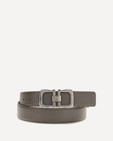 Reversible leather Belt - BROWN | Base Blu