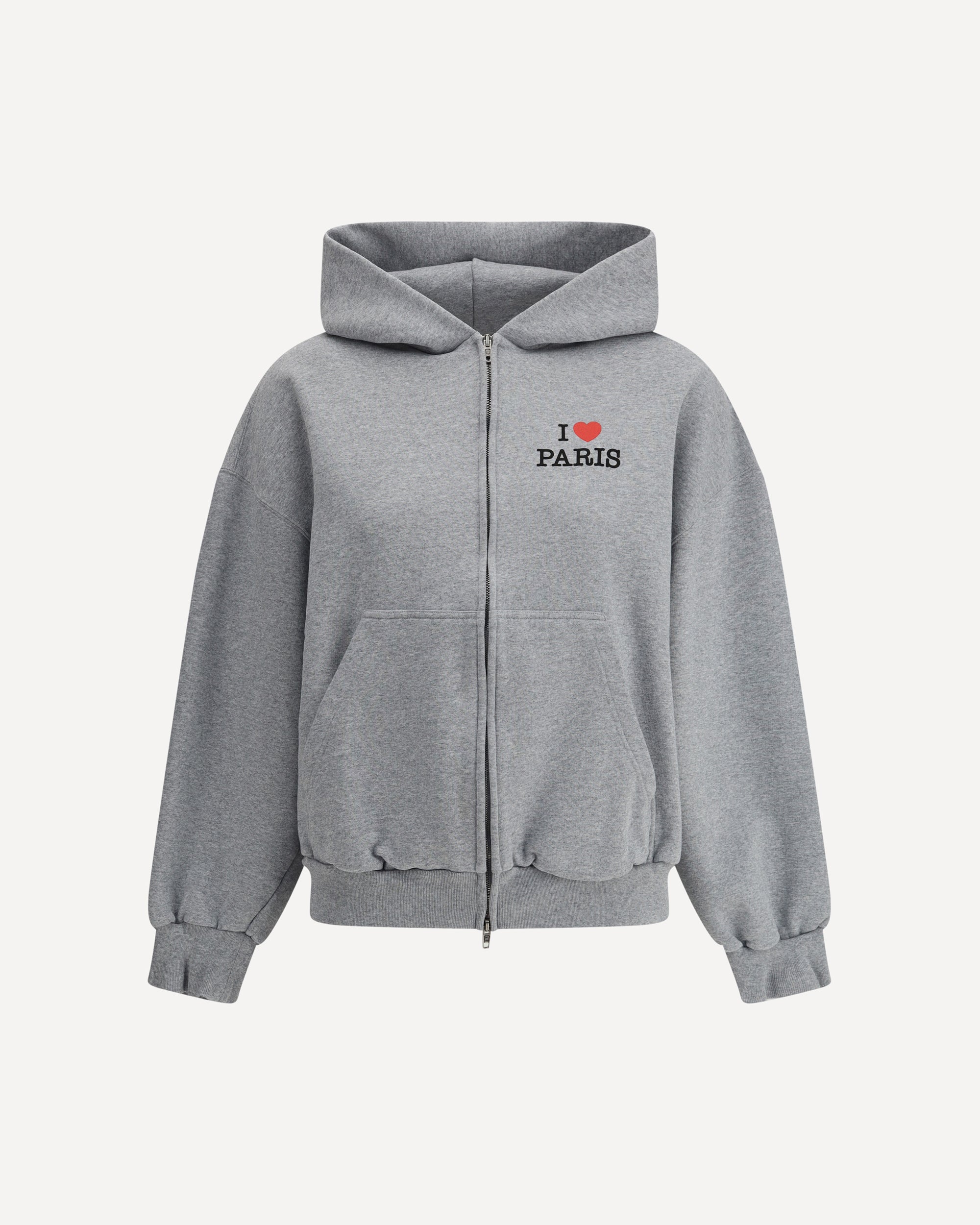 BALENCIAGA I Love Paris Hoodie GREY | Base Blu