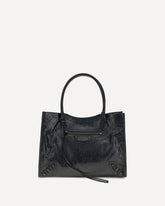 Small Le City Tote Bag - BLACK | Base Blu