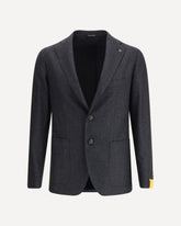 Blazer con stampa Pied-de-poule - GRIGIO | Base Blu