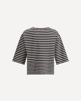 Striped oversized T-shirt - MULTICOLOUR | Base Blu