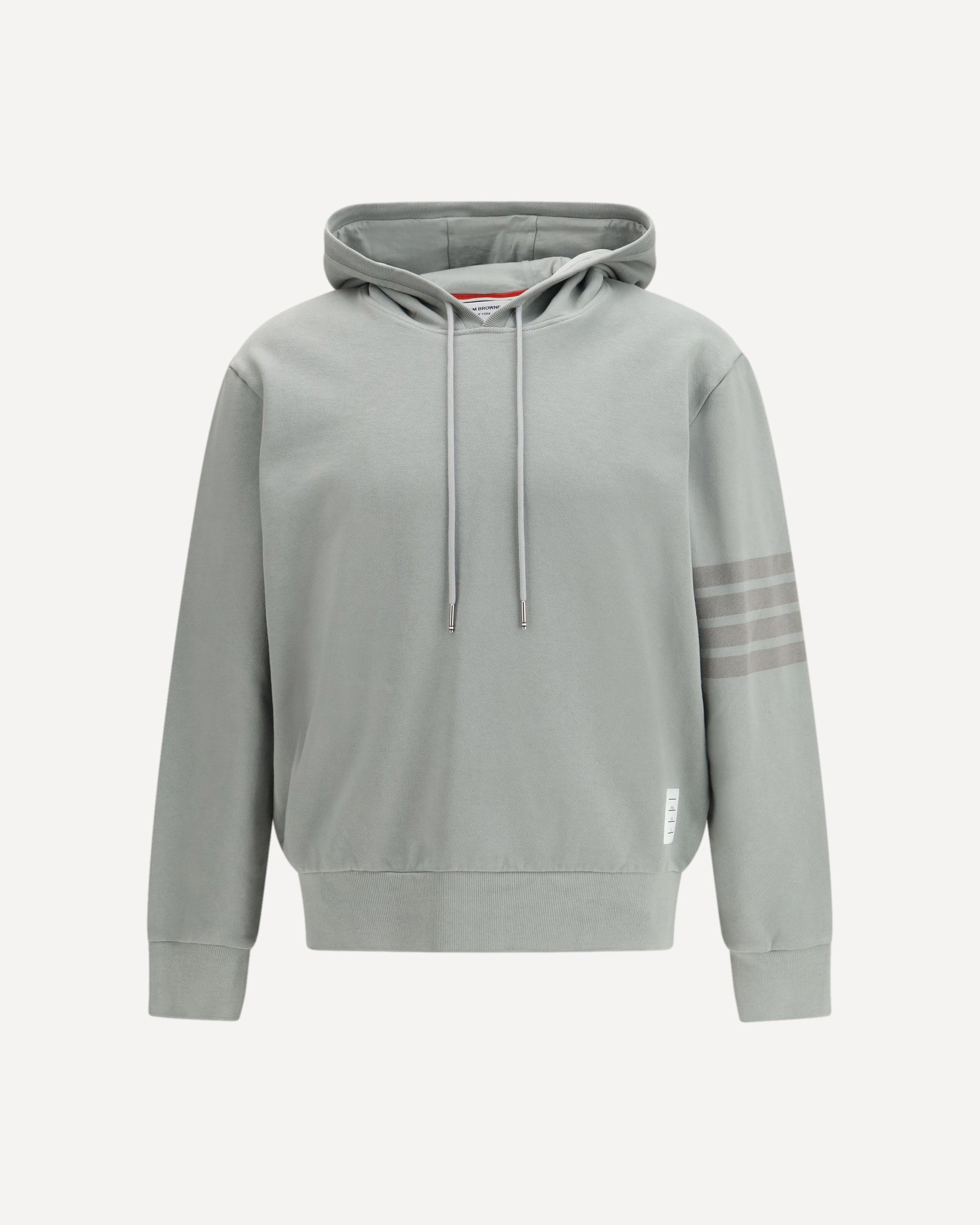 THOM BROWNE Cotton Hoodie GREY | Base Blu