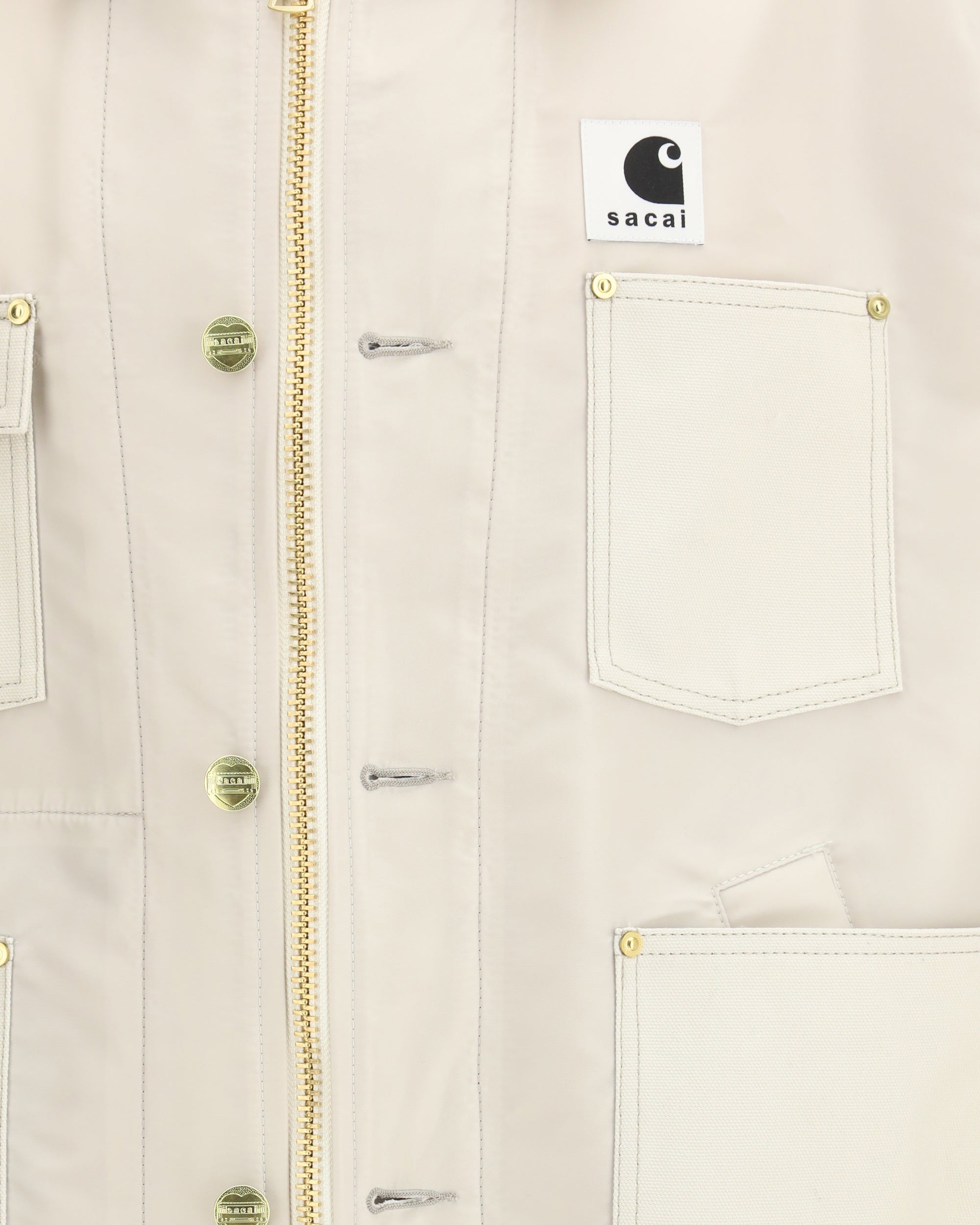 SACAI Sacai x Carhartt WIP Nylon Twill Jacket BEIGE | Base Blu