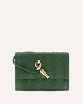 Portacarte Knot - VERDE | Base Blu