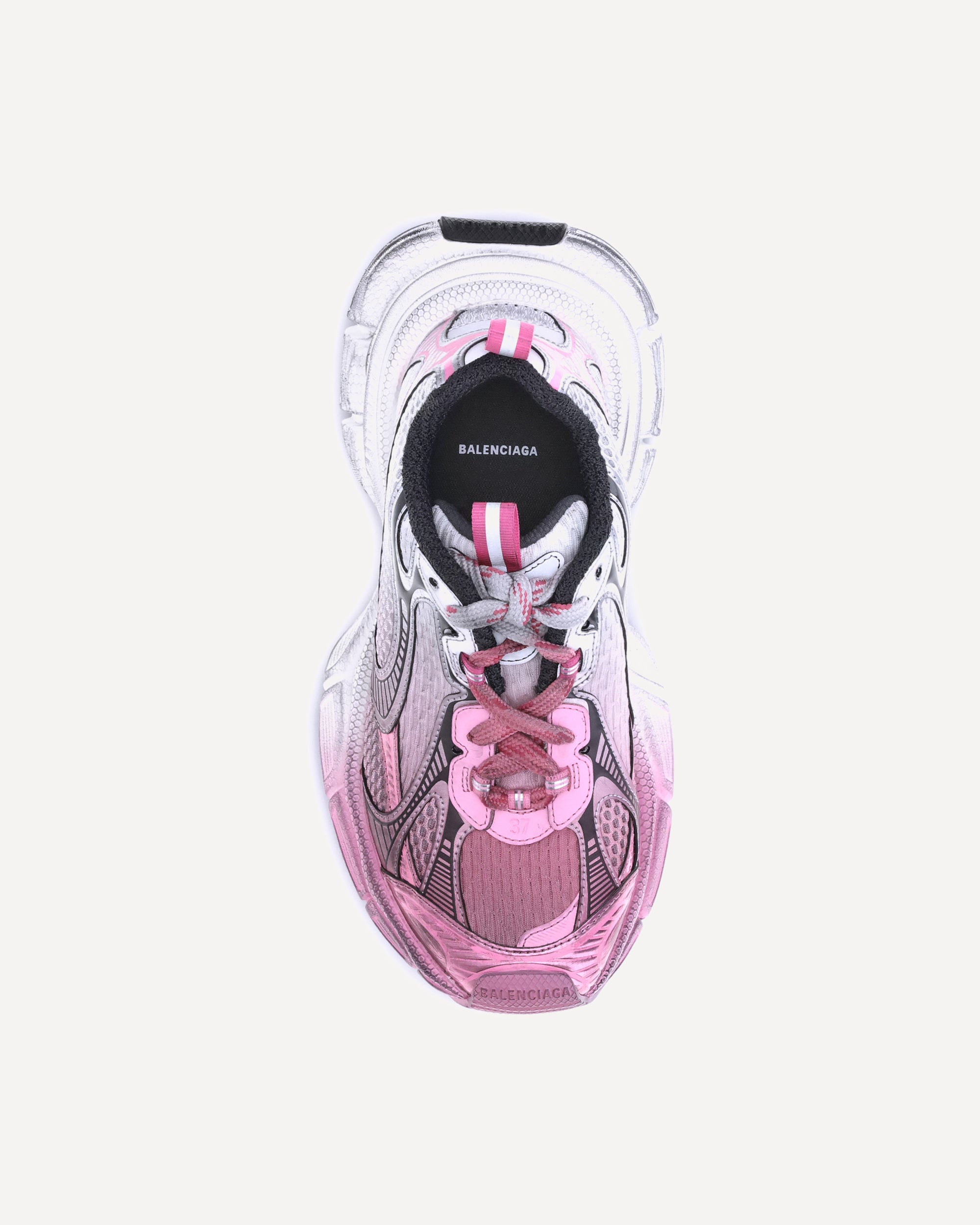 BALENCIAGA 3XL Toe Spray Sneakers PINK | Base Blu