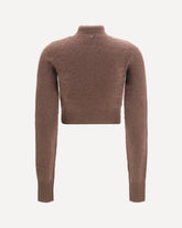 Agio cashmere Top - BROWN | Base Blu