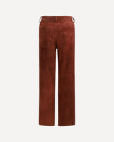 Suede Pants - BORDEAUX | Base Blu