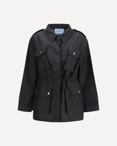 Button flap pocket Jacket - BLACK | Base Blu