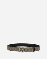 GG monogram Belt - BROWN | Base Blu