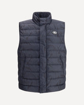 Logo Down Vest - BLUE | Base Blu