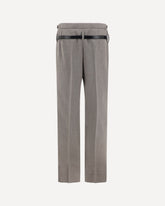 Mélange palazzo Pants - BROWN | Base Blu