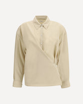 Draped Shirt - BEIGE | Base Blu