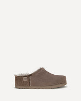 Otzo nubuck Clogs - BROWN | Base Blu