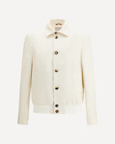 Hopsack Jacket - WHITE | Base Blu