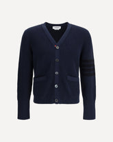 Cardigan V-neck  - BLU | Base Blu