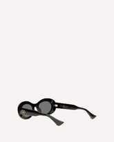 Occhiali da Sole VG0057S ovali  - NERO | Base Blu