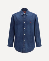 D-Simply denim Shirt - BLUE | Base Blu