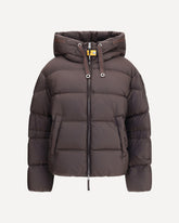 Hooded Down Jacket - BROWN | Base Blu