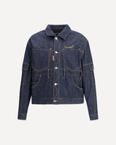 Cargo Denim Jacket - BLUE | Base Blu