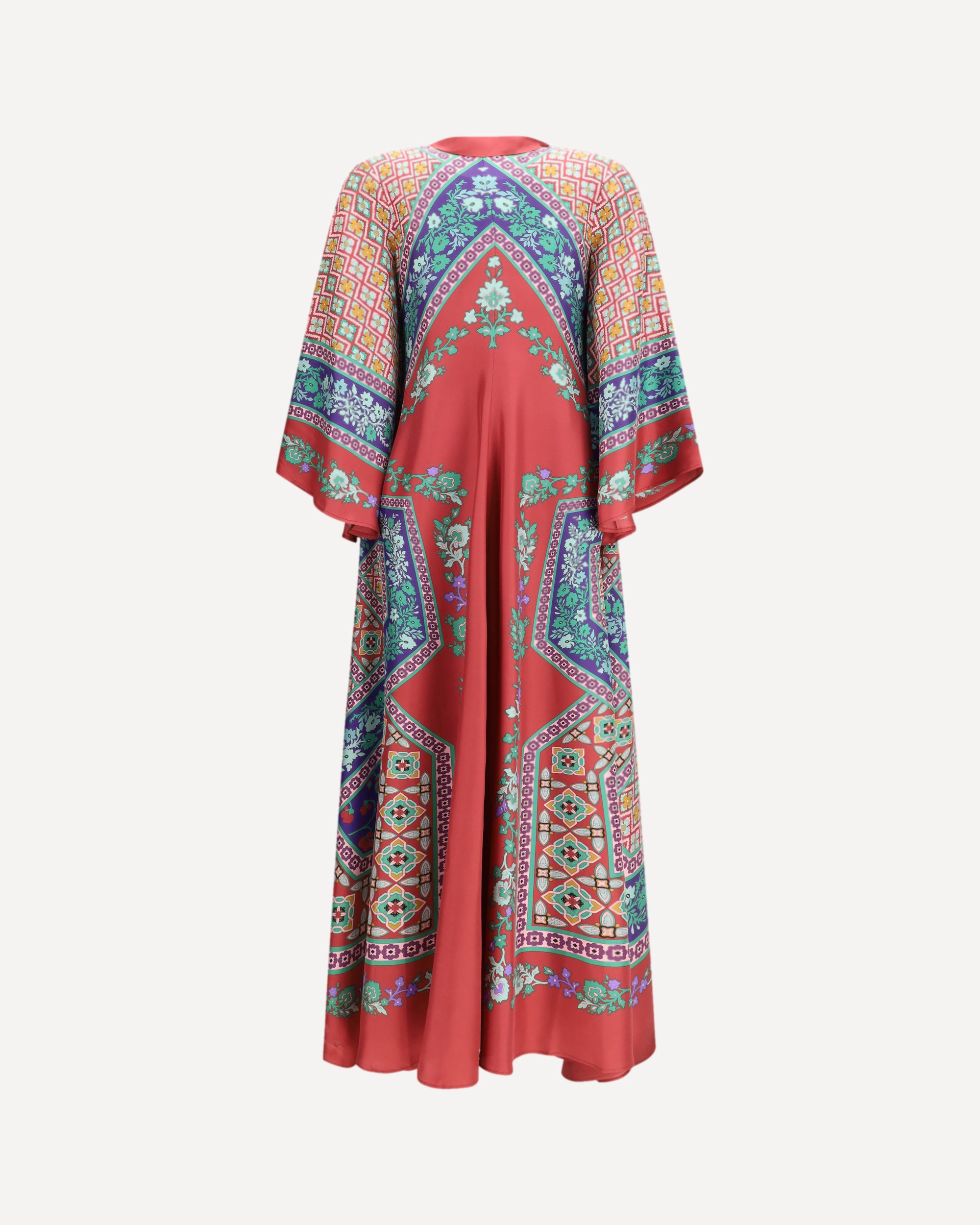 LA DOUBLE J Silk twill Magnifico Dress MULTICOLOUR LA DOUBLE J Silk twill Magnifico Dress MULTICOLOUR
