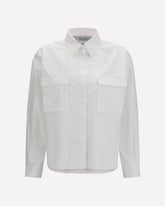 Cotton Shirt - WHITE | Base Blu