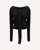 Pure cashmere Cardigan - BLACK | Base Blu
