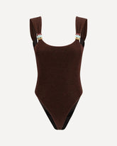 Lumière Multi Ring Maillot One Piece - BROWN | Base Blu