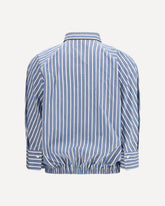 Camicia in popeline riga Shadow - AZZURRO | Base Blu