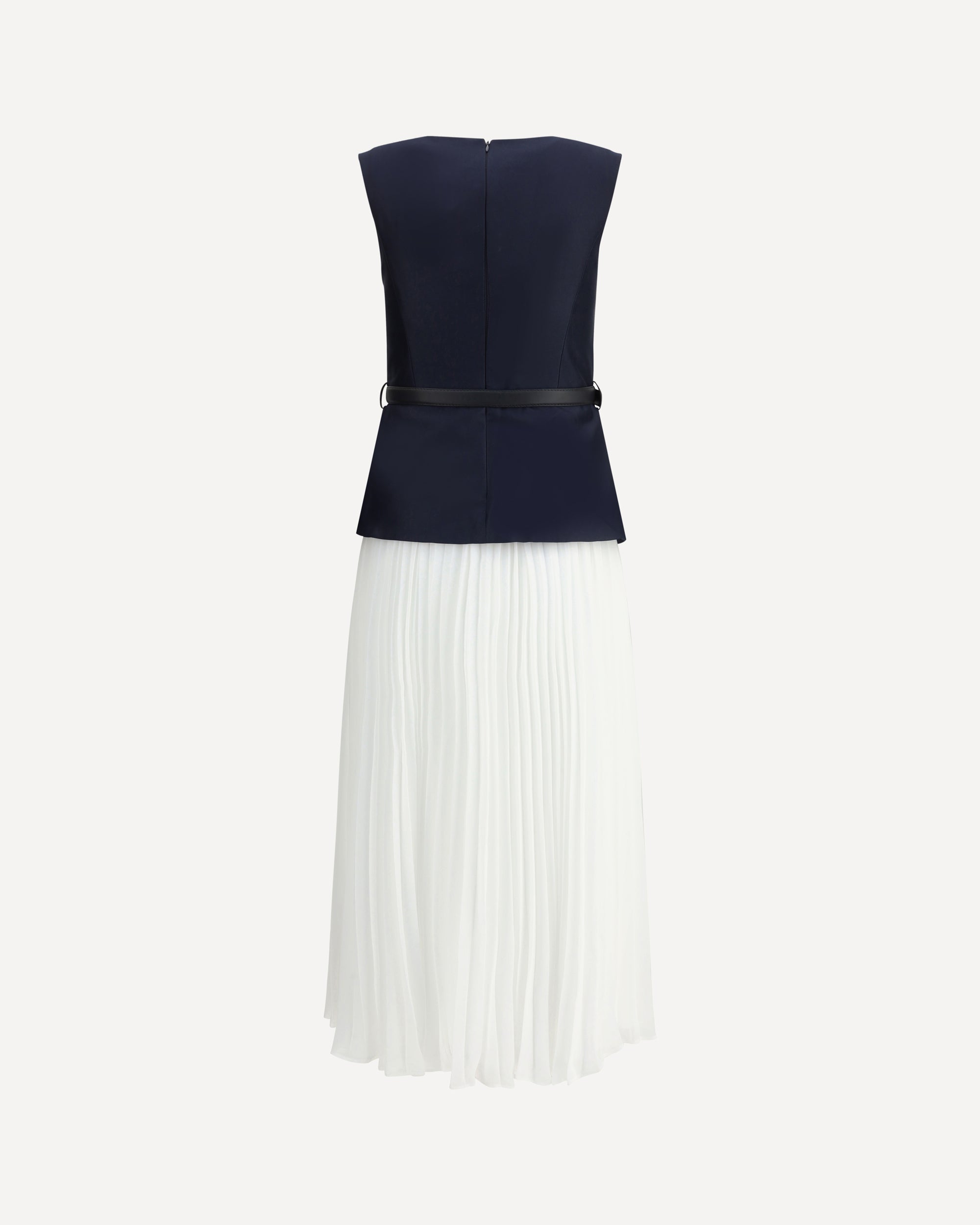 self portrait pleated midi dress Self-Portrait Pleated Georgette Midi Dress