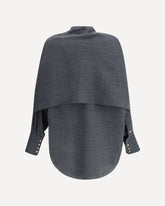 Georgia wool shirt by Darkpark - GREY | Base Blu