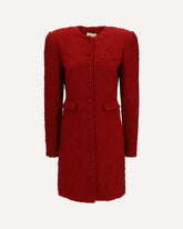 Short bouclé Dress - RED | Base Blu