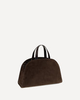 Borsa a Mano Romy in suede - MARRONE | Base Blu