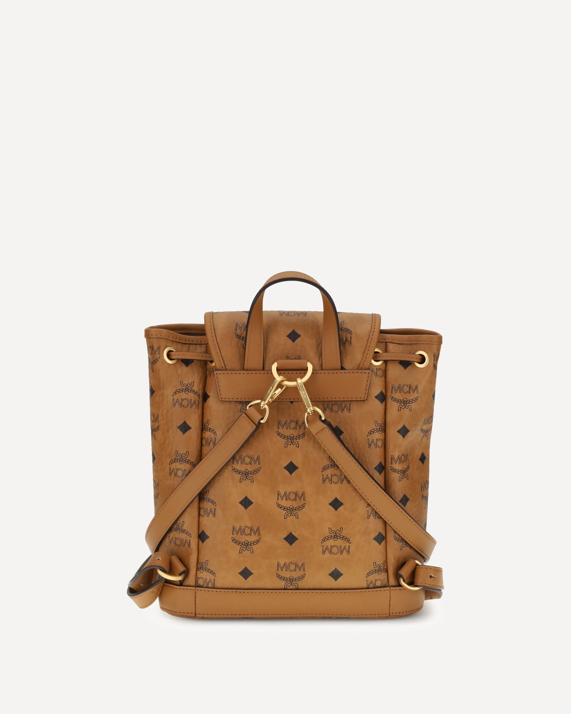 MCM Mini Aren Backpack BROWN
