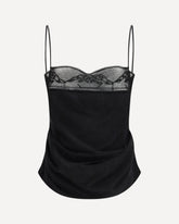Silk draped Top - BLACK | Base Blu