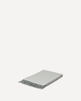 Silk Plaid with fringes - GREY | Base Blu