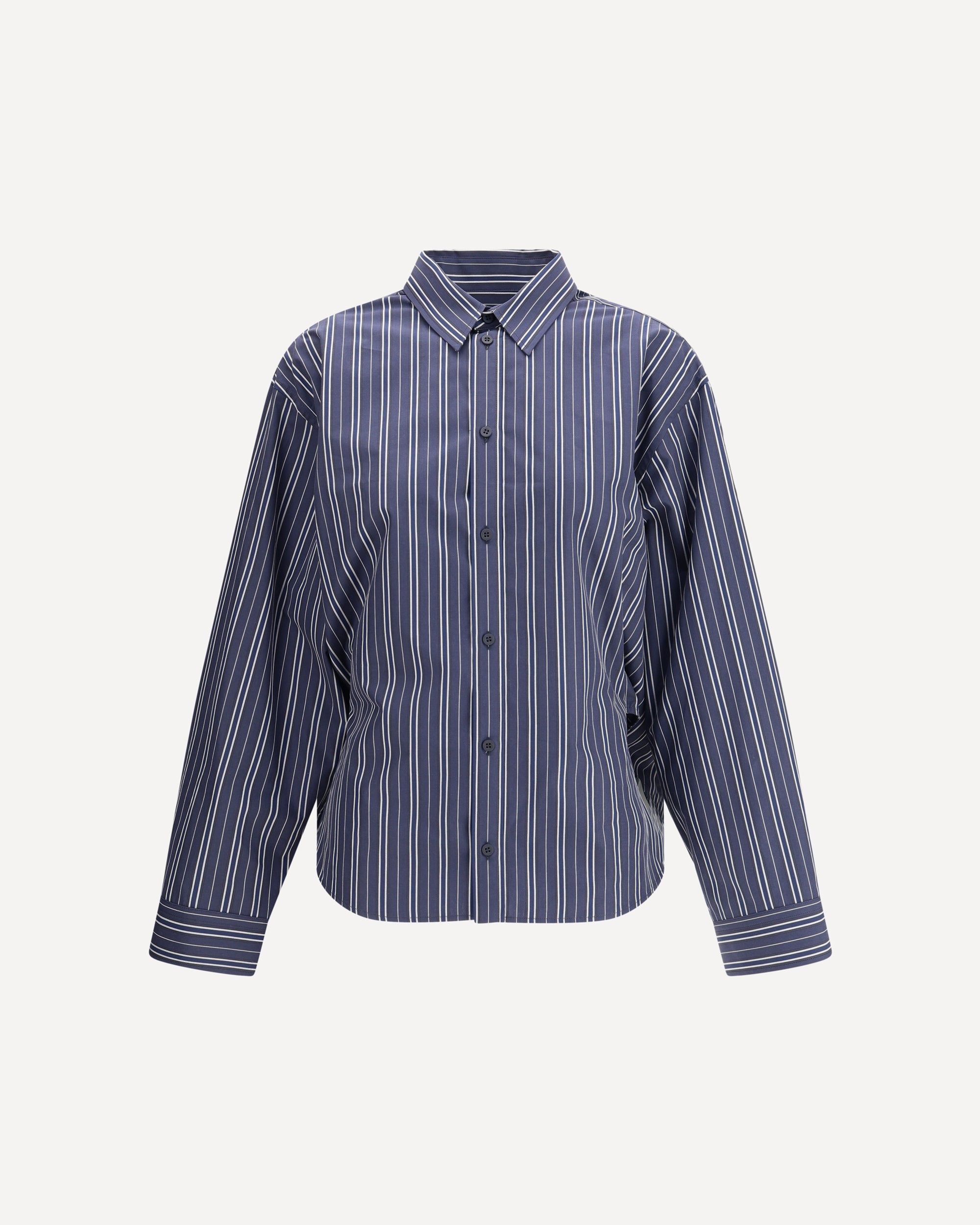 BALENCIAGA Striped Shirt BLUE