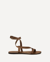 Canyon leather Sandals - BROWN | Base Blu