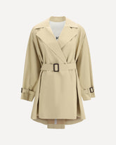 Dovatta short Trench Coat - BEIGE | Base Blu