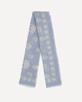 Skull Foulard - LIGHT BLUE | Base Blu
