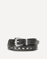 Leather Belt - BLACK | Base Blu