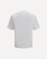 Logo application on the chest T-shirt - WHITE | Base Blu