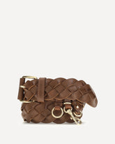 Braided leather Belt - BROWN | Base Blu