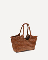 Nantucket Big Shoulder Bag - BROWN | Base Blu
