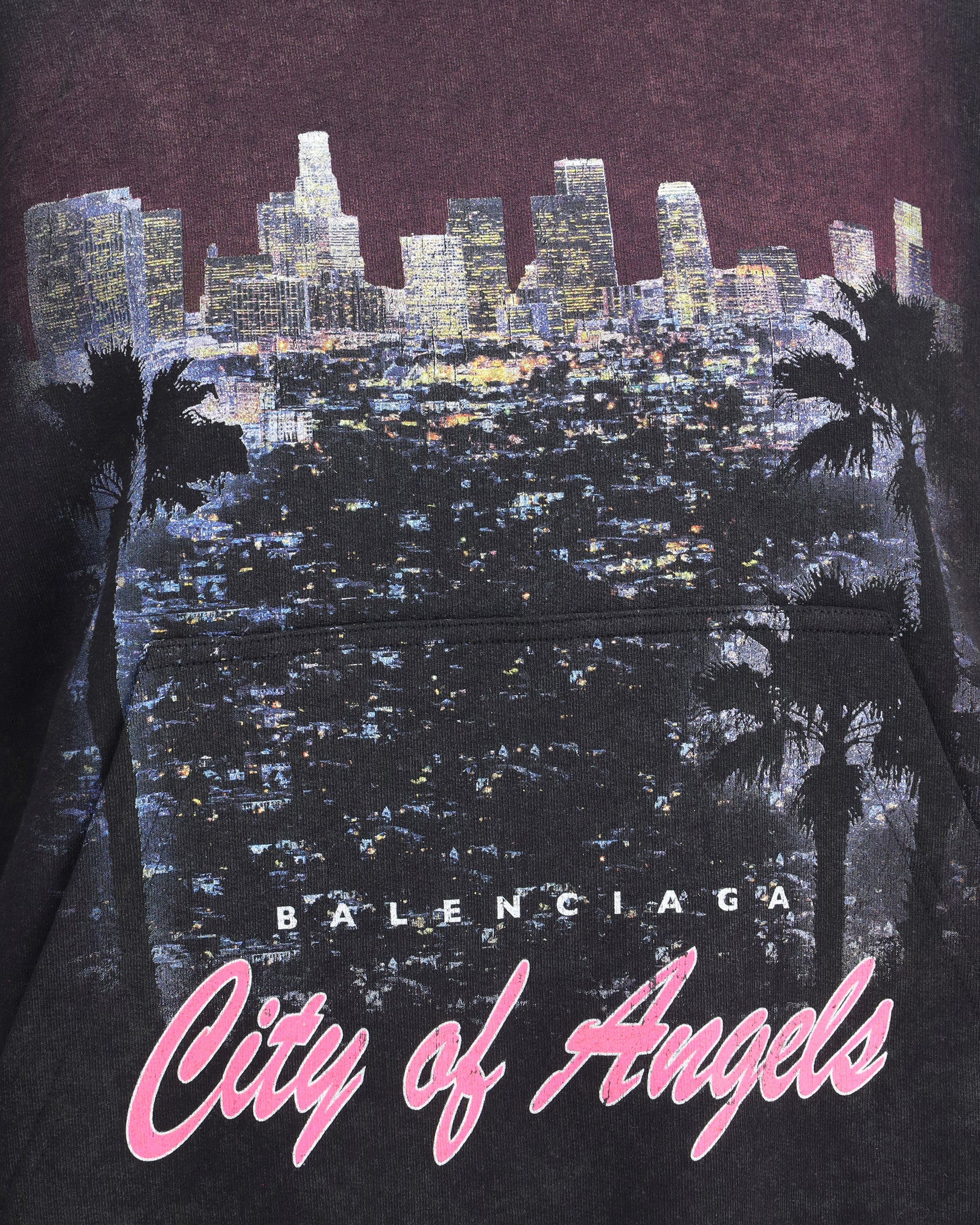 BALENCIAGA City of Angels Hoodie BLACK | Base Blu