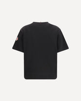 Logo cotton T-shirt - BLACK | Base Blu
