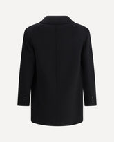 Caban Doppiopetto Oversize in Lana  - NERO | Base Blu