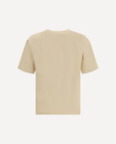 T-shirt with a “Made in Valentino” print - CREAM | Base Blu