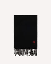 Quota Ami De Coeur wool Scarf - BLACK | Base Blu