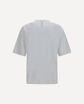 Cotton logo T-shirt - WHITE | Base Blu
