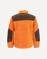 Yupik zip fleece Sweatshirt - ORANGE | Base Blu